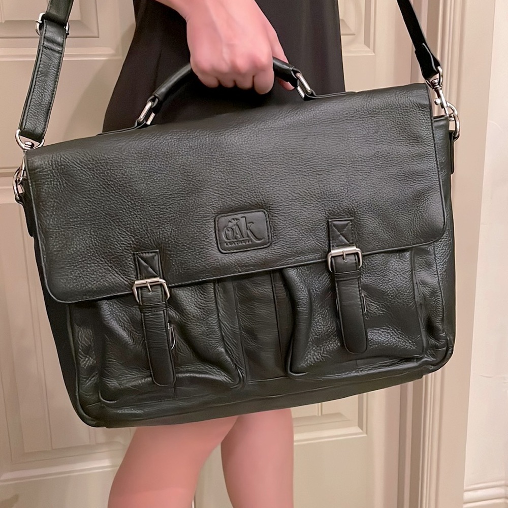 Oak Leather Men’s Satchel / Shoulder Bag / Messenger Bag